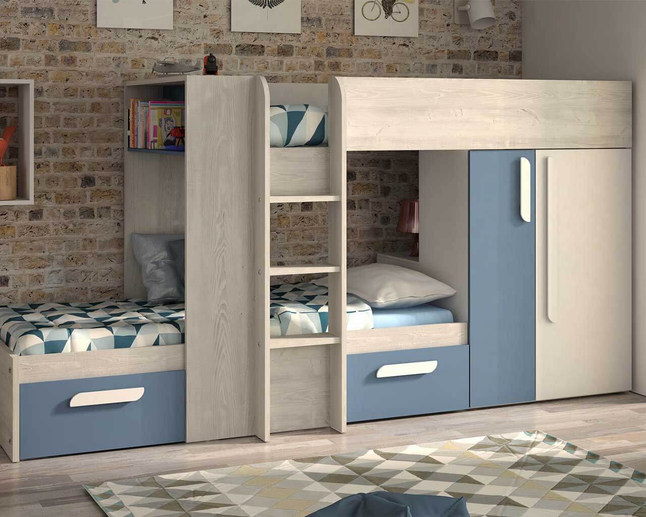 Barca Bunk Bed in Blue
