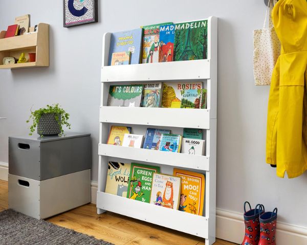 open facing bookcase