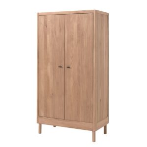 Alternative view of Woody Solid Oak 2 Door Wardrobe