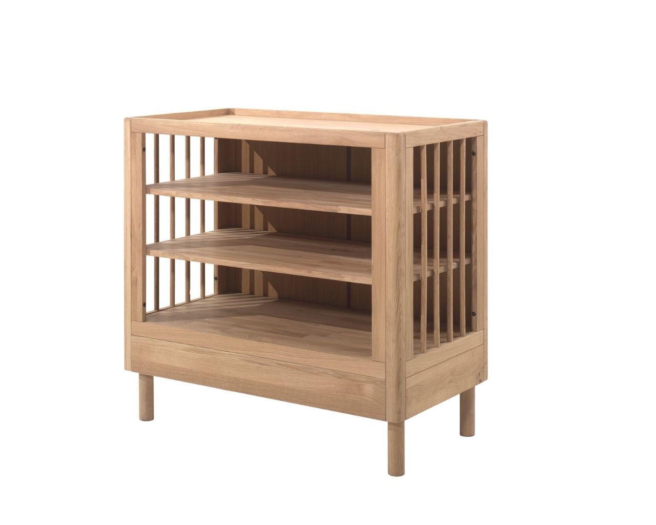 Woody Solid Oak Bookcase - Image 2