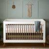 Maya Cot Bed White/Natural 140x70cm