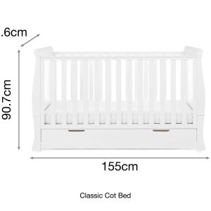 Stamford Classic Sleigh 2 Piece Room Set White - Image 5