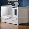Stamford Classic Sleigh Cot Bed White