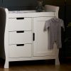 Stamford Sleigh Closed Changing Unit White