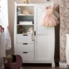 Stamford Sleigh Double Wardrobe White