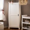 Stamford Sleigh Single Wardrobe White