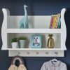 Stamford Sleigh Shelf White