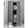 Stamford Sleigh Single Wardrobe Taupe