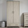 Nika Double Wardrobe Grey Wash
