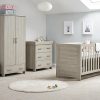 Nika 3 piece bedroom set inc Cot Bed, Chest & Wardrobe in Grey Wash