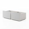 Breeze Set of 2 Storage Drawers White Offer