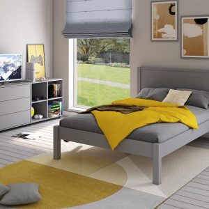 Stompa Classic Grey Low End Double Bed - Image 4