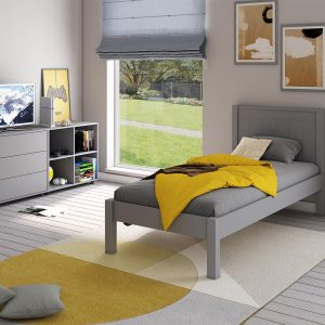 Stompa Classic Grey Low End Single Bed - Image 3