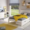 Stompa Classic White Low End Small Double Bed