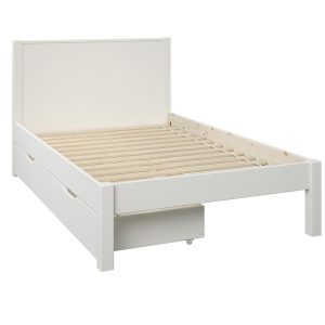 Stompa Classic White Low End Small Double Bed - Image 4