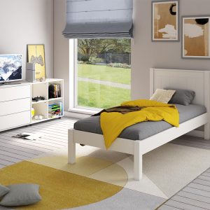 Stompa Classic White Low End Single Bed - Image 3