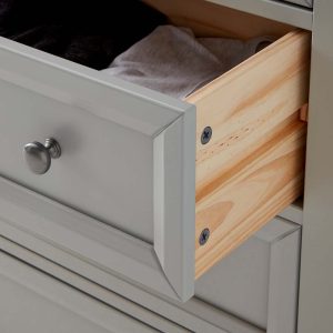 Cambridge 3+2 Drawer Chest in Soft Grey - Image 6