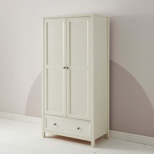Cambridge Double Wardrobe in White - Image 5
