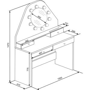 Star Dressing Table - Image 7