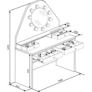 Star Dressing Table - Image 8