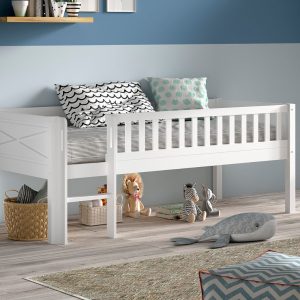 Alternative view of Henley Low Midsleeper Bed in White