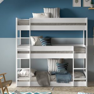 Alternative view of Henley White Triple Bunk Bed