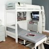 Urban Grey High Sleeper with Chair bed and Cupboard