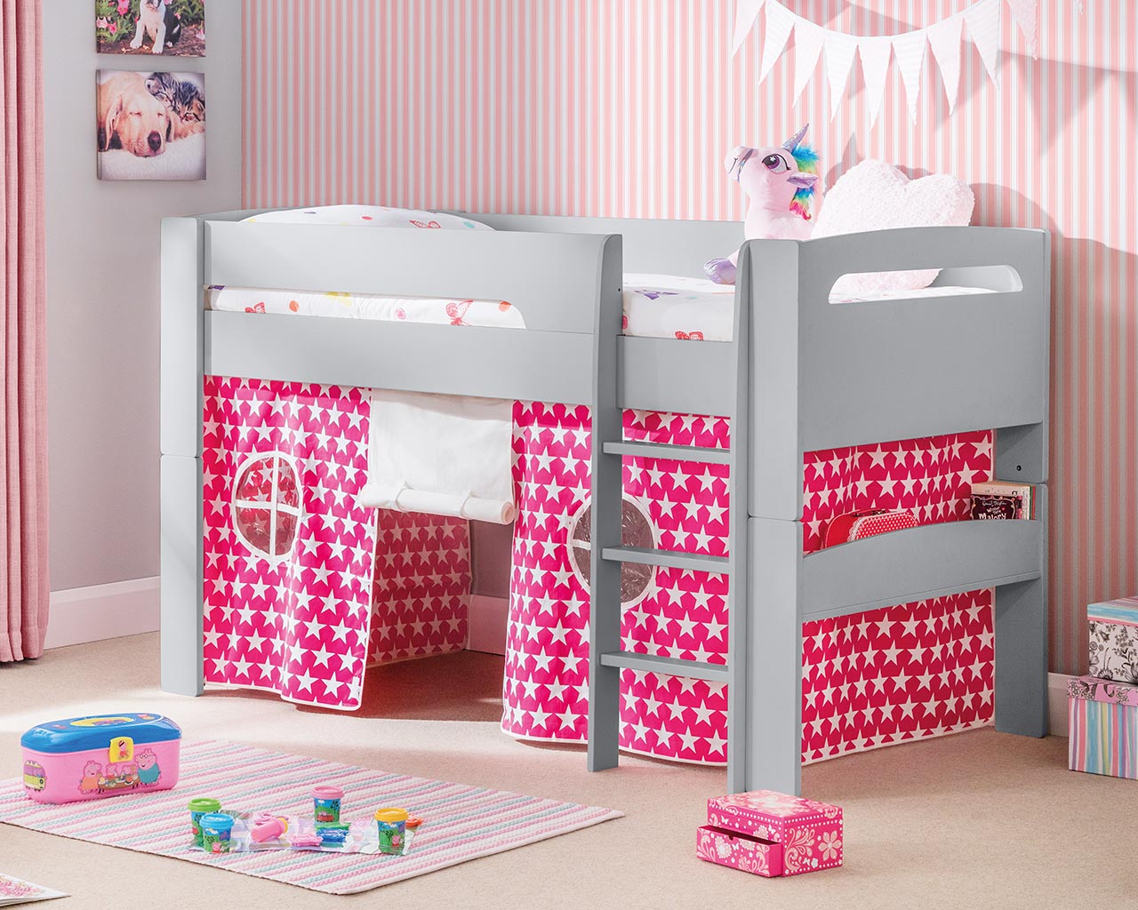 Hudson Midsleeper with Pink & White Stars Tent - Image 5