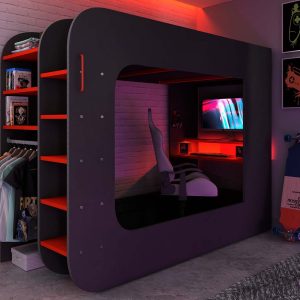 Podbed Gaming Highsleeper 90x200cm - Image 7