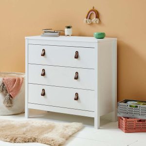 Alternative view of Loop 3 Drawer Chest White