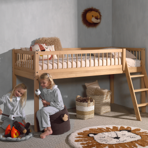 Alternative view of Woody Solid Oak Mid Sleeper