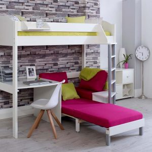 Noah High Sleeper with Desk and Chair Bed - Image 5