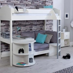 Noah High Sleeper with Extendable Desk and Chair Bed - Image 5