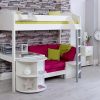 Noah High Sleeper with Extendable Desk and Chair Bed