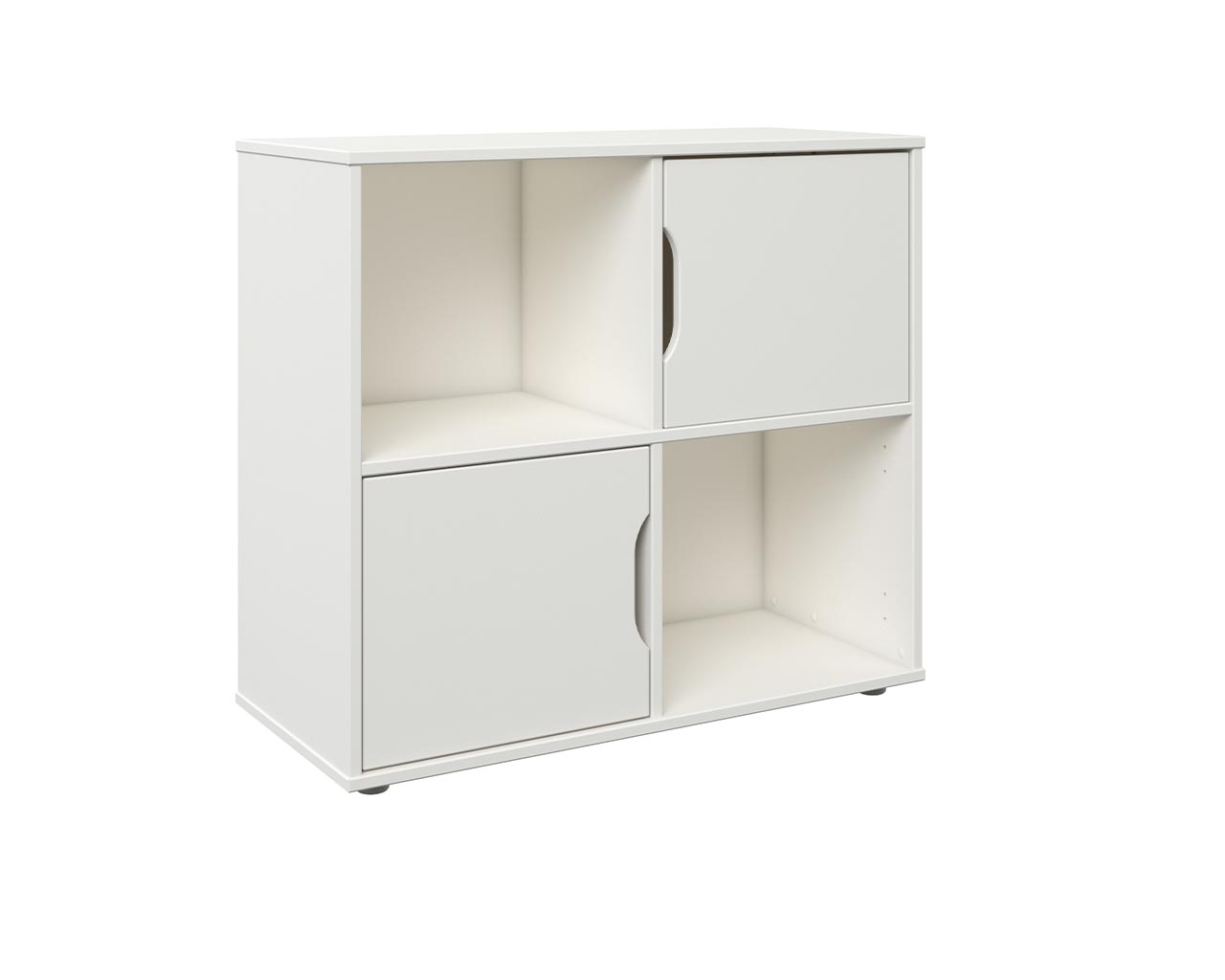 Nora Solid Wood Storage Cabin Midsleeper White - Image 4