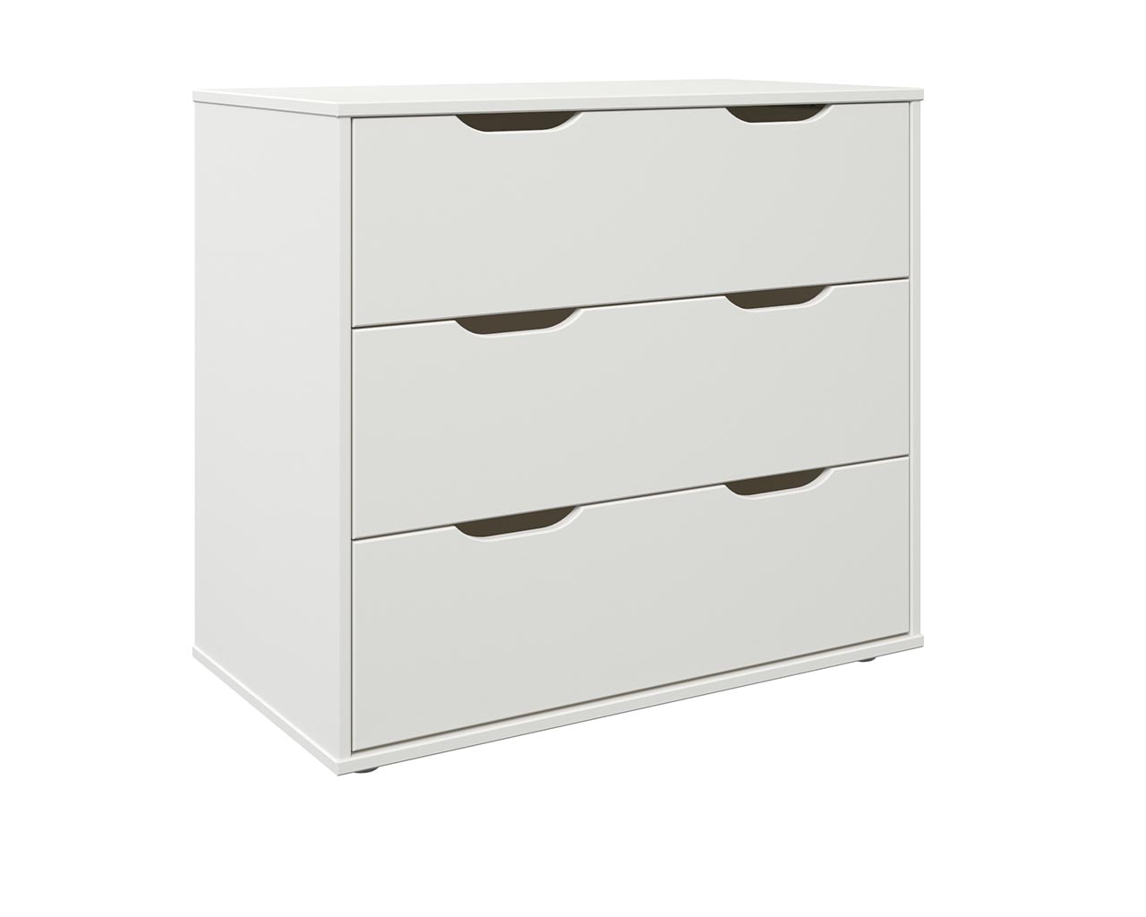 Nora Solid Wood Storage Cabin Midsleeper White - Image 6