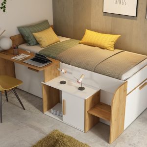 Sacha Storage Midsleeper with Desk - Image 3