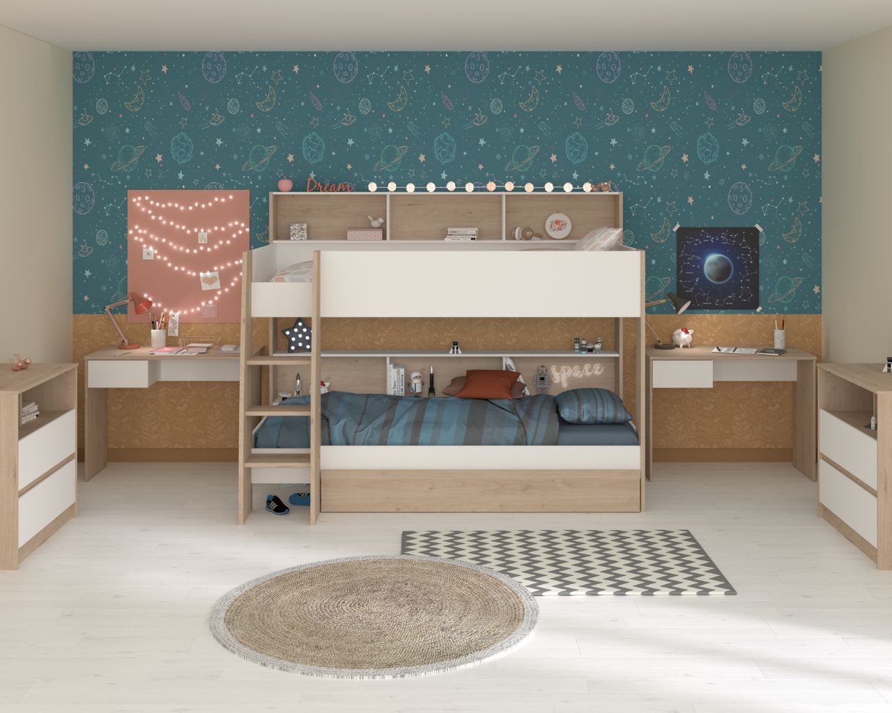 Parisot Shelter Bunkbed with Drawer - Image 2