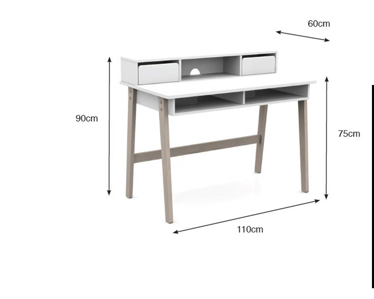 Sherbert Desk White - Image 5