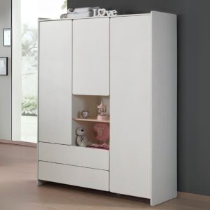 Sherbert White 3 Door Wardrobe