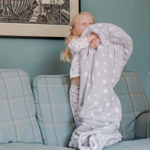 Grey Star Snuggle Blanket - Image 2