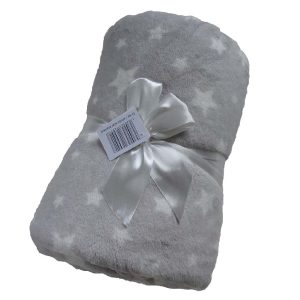Grey Star Snuggle Blanket