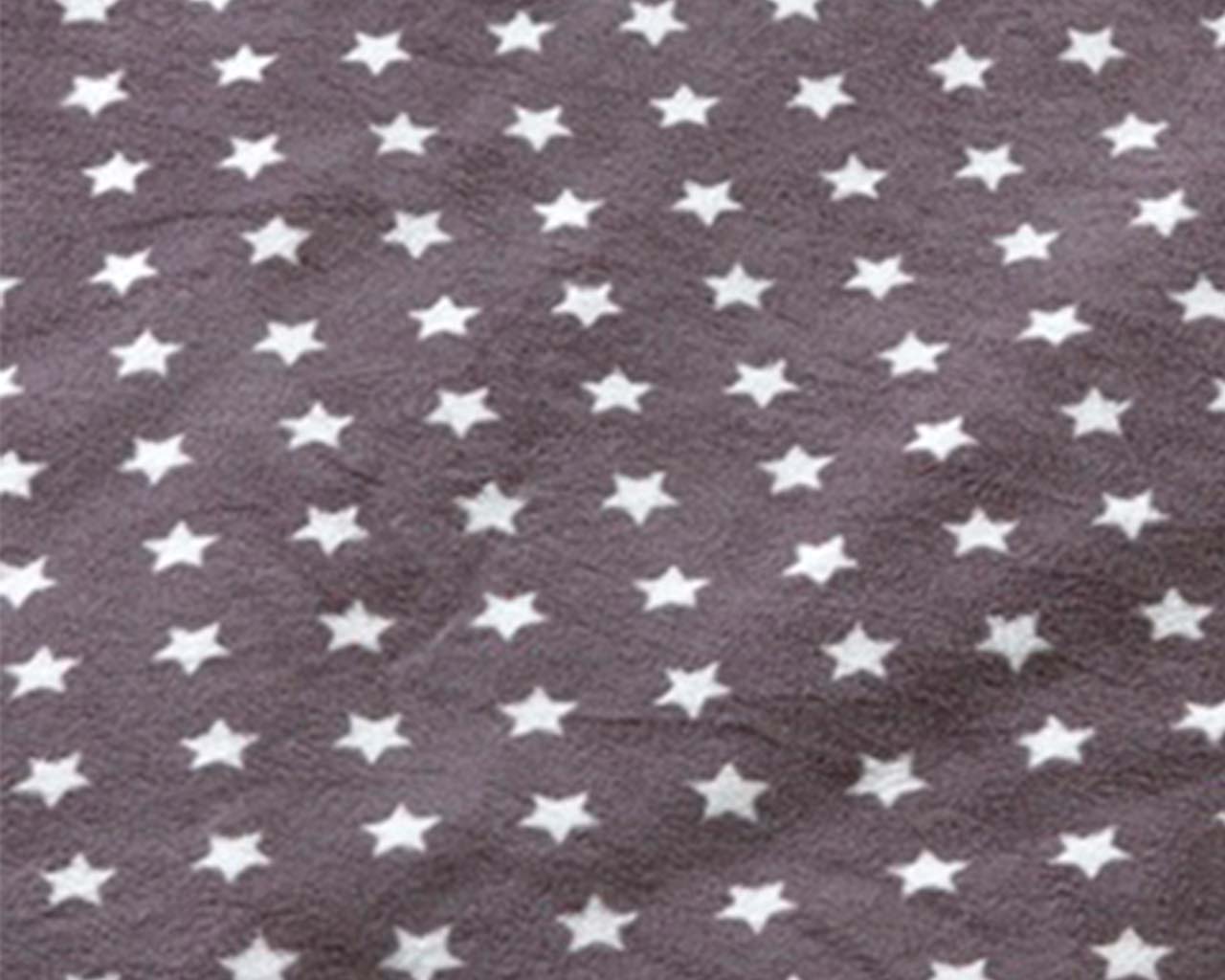 Steel Grey Star Snuggle Blanket