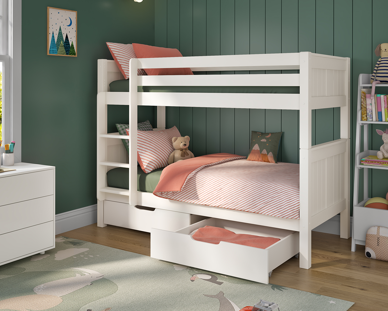 Stompa Classic Originals Bunk Bed with Storage Drawers - Image 2