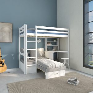 Thuka Hit 9 Highsleeper Bed with Desk and Sofa Bed - Image 3