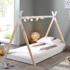 This fun Teepee bed is great for younger children and offers peace of mind to parents as it sits on the floor with no risk of falling out of bed. A simple yet inspired design to encourage young imaginations. Decorate your bed with fairy lights or bunting to make it really special.