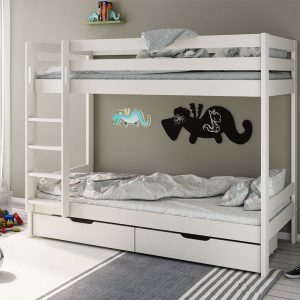 Alternative view of Nora Solid Wood Bunk Bed White