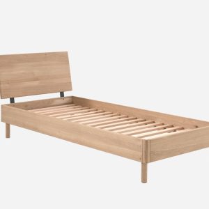 Alternative view of Woody Solid Oak Single Bed