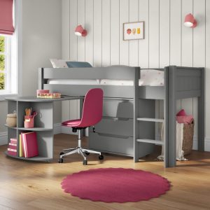 Stompa CK Midsleeper Bed with Pull Out Desk and Chest - Image 4
