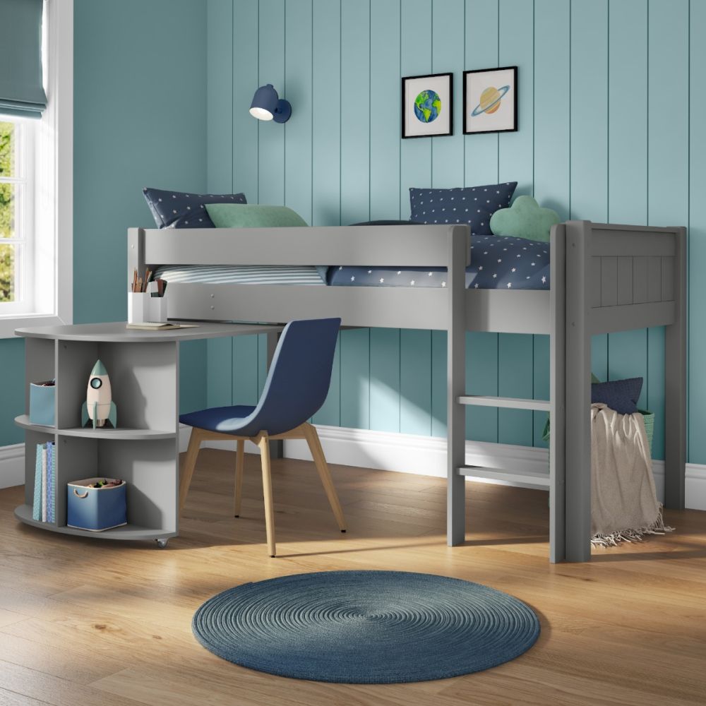 Stompa CK Midsleeper Bed with Pull Out Desk - Image 4